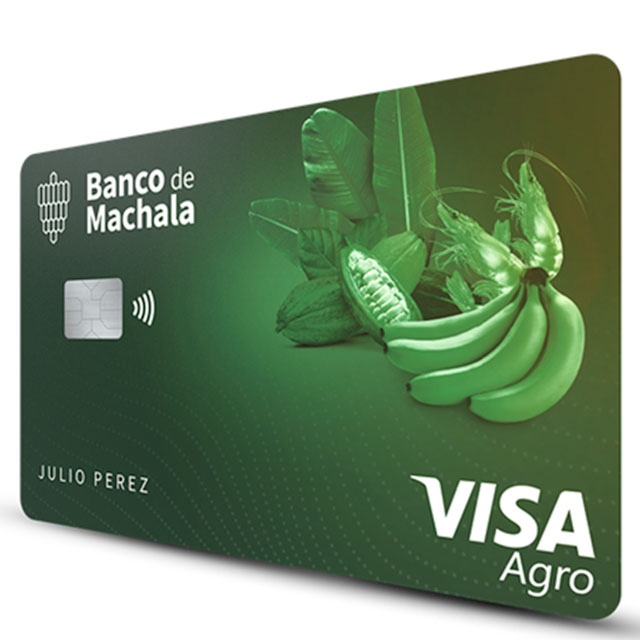 Tarjeta Visa Agro Banco Machala